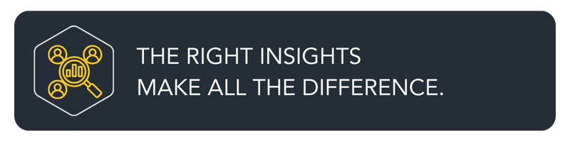 The right insights make all the difference