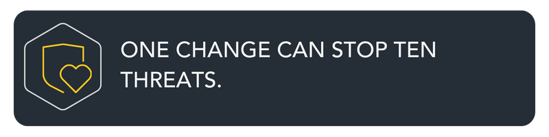 W6 One change can stop ten threats