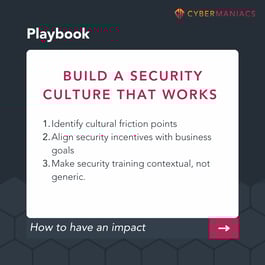 Build a Security Culture That Works