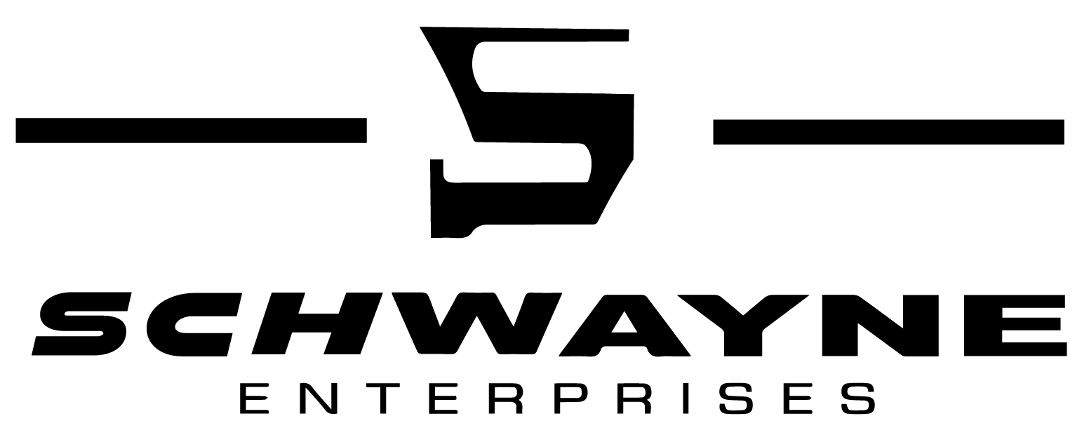 A logo parody of a famous fictional company, Schwayne Enterprises 