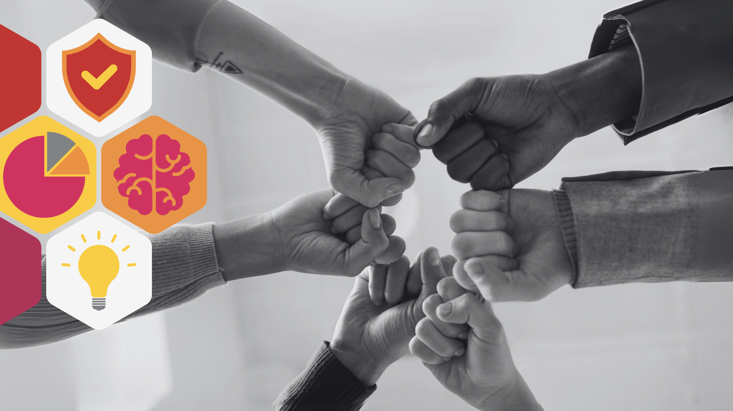 hands forming a circle in a united effort for strong cyber culture 